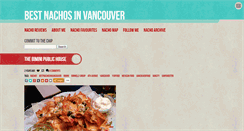 Desktop Screenshot of bestnachosinvancouver.com